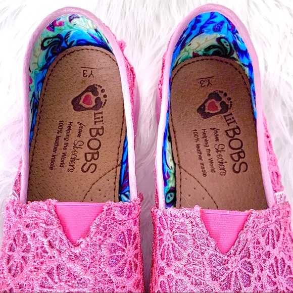 Skechers Bobs Pink Sugarbeam Shoes